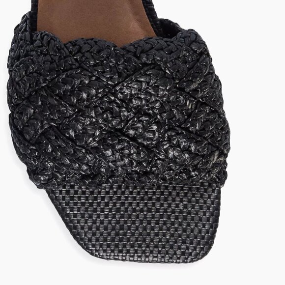 new  BERNARDO Made In Brazil Bali Woven Heel Sandals Light Natural 663mn - Picture 12 of 12